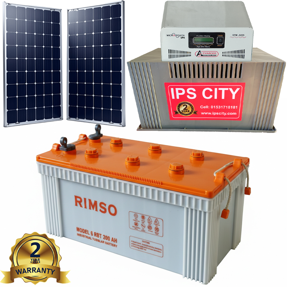 Solar UPS & Rimso Battery Package